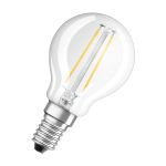 Osram Classic LED E14 Sferica Filamento Chiara 1.5W 136lm - 827 Bianco Molto Caldo | Sostitutiva 15W