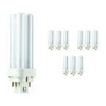 Confezione Multipack 10x Philips MASTER PL-C 10W - 830 Luce Calda | 4 Pin