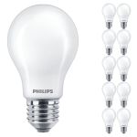 Confezione Multipack 10x Philips Corepro LED Bulbo E27 Pera Ghiaccio 7W 806lm - 830 Luce Calda | Sostitutiva 60W
