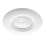 Noxion Faretti LED Forseti Bianca 6W 400lm 36D - 927 Bianco Molto Caldo | Ritaglio 72mm - IP44 - Miglior resa cromatica - Dimmerabile