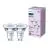 Confezione Multipack 2x Philips Faretti LED GU10 PAR16 5W 355lm 36D - 827 Bianco Molto Caldo