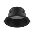 Noxion Downlight LED Hera Profondo Incasso Nero 21W 2400lm - 827-840 CCT | 226mm - Ritaglio 200mm
